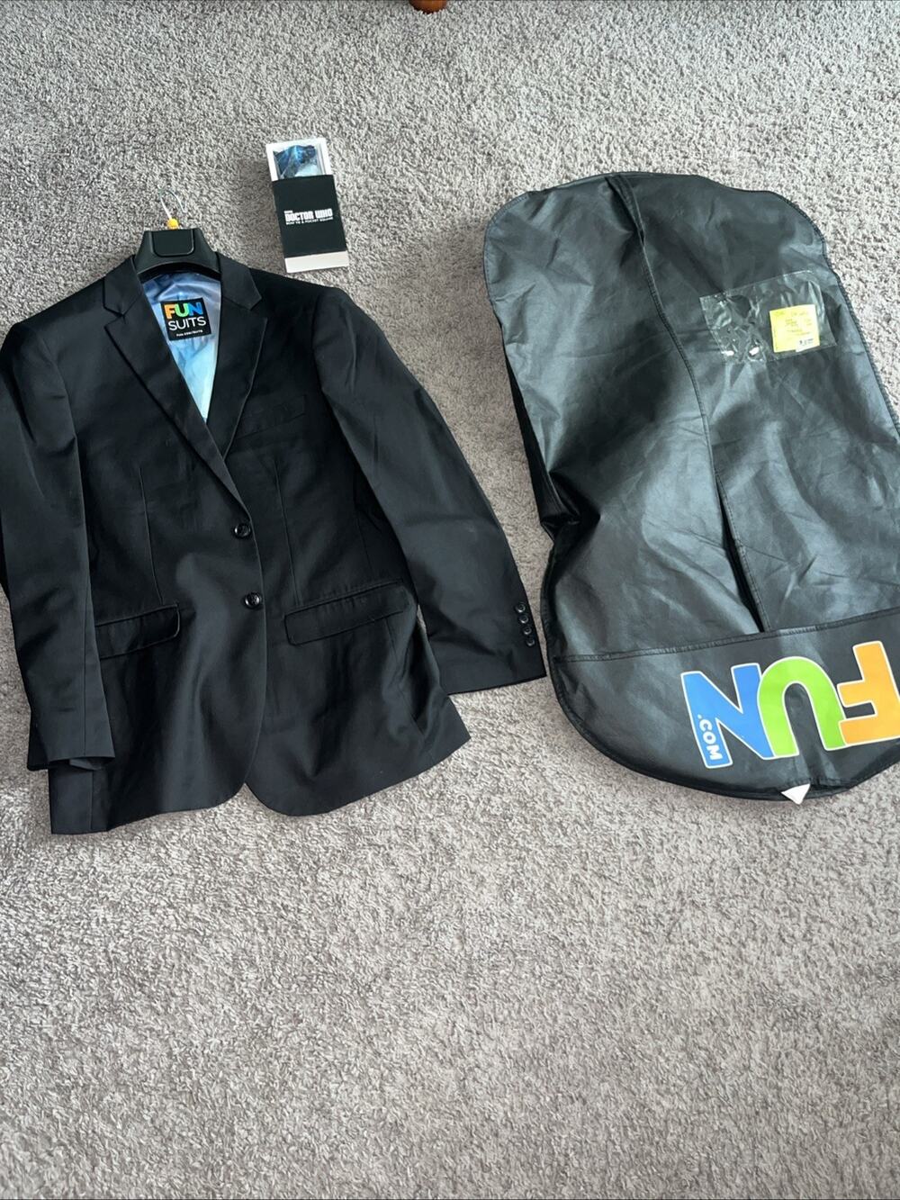 Dr Who Fun Costume Suite And Tie
